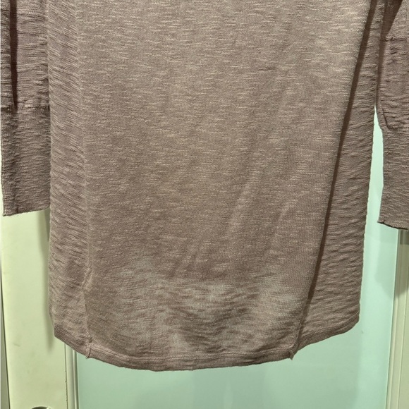 Cozy Cowl Neck Tunic Sweater Lavender Purple Size M Soft Knit Longline - Picture 8 of 14